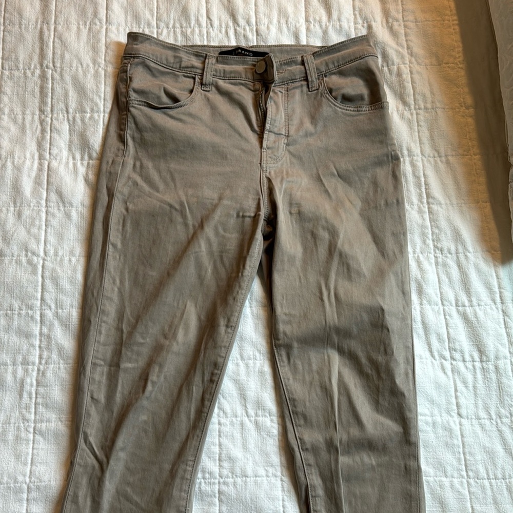J brand beige skinny jeans